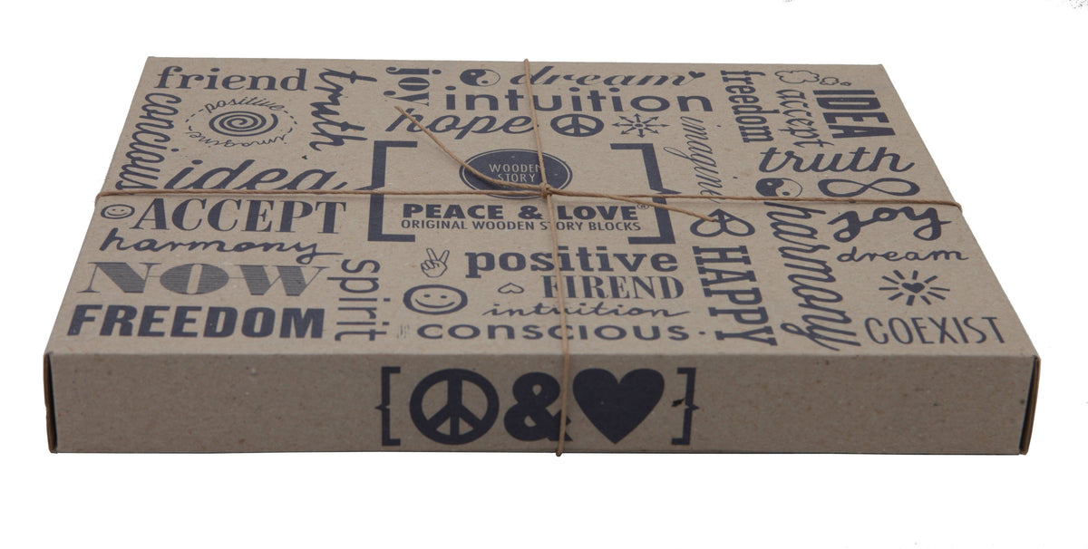 Peace &love blocks@ -29 pcs