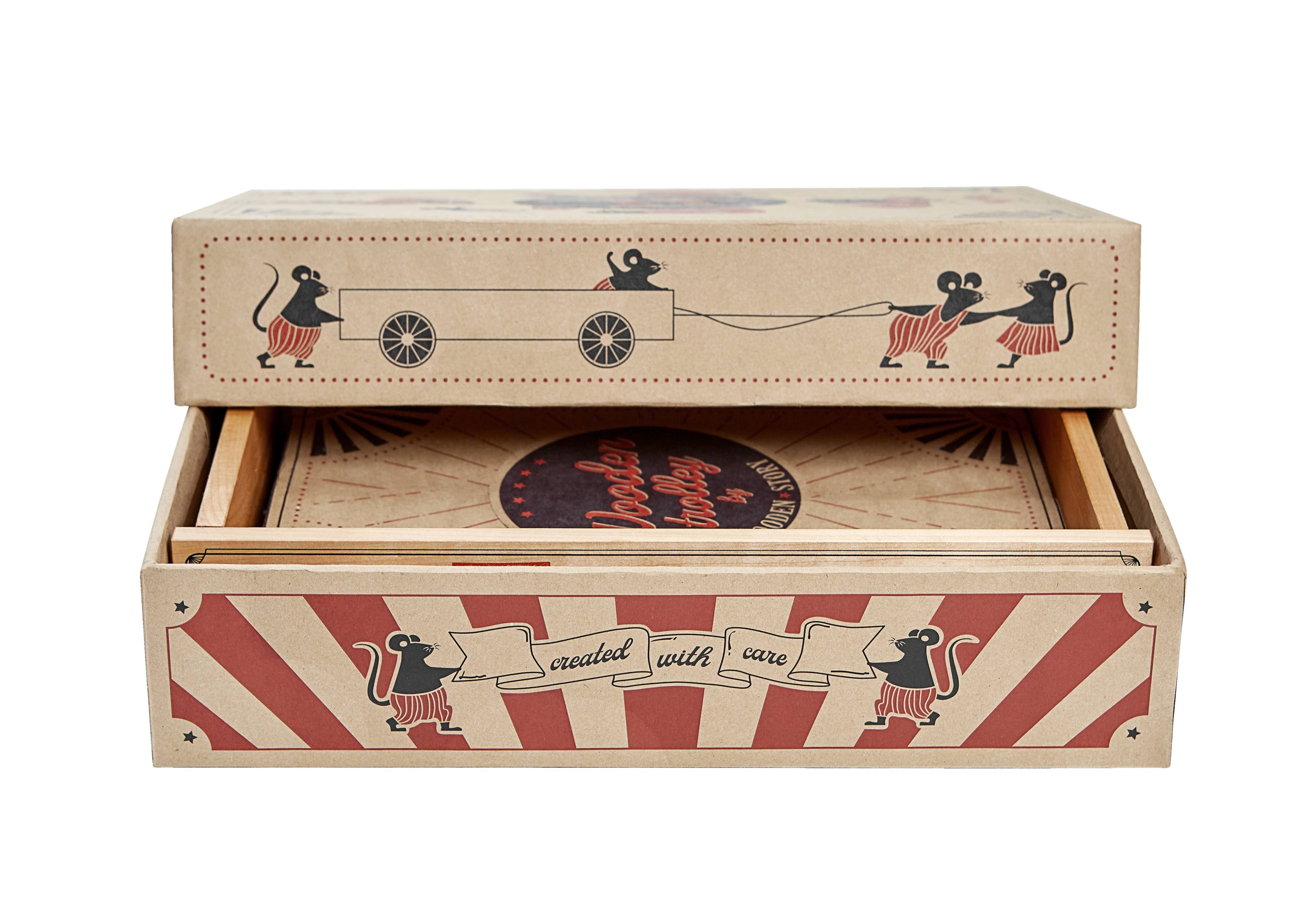 Wooden trolley - Toy wagon