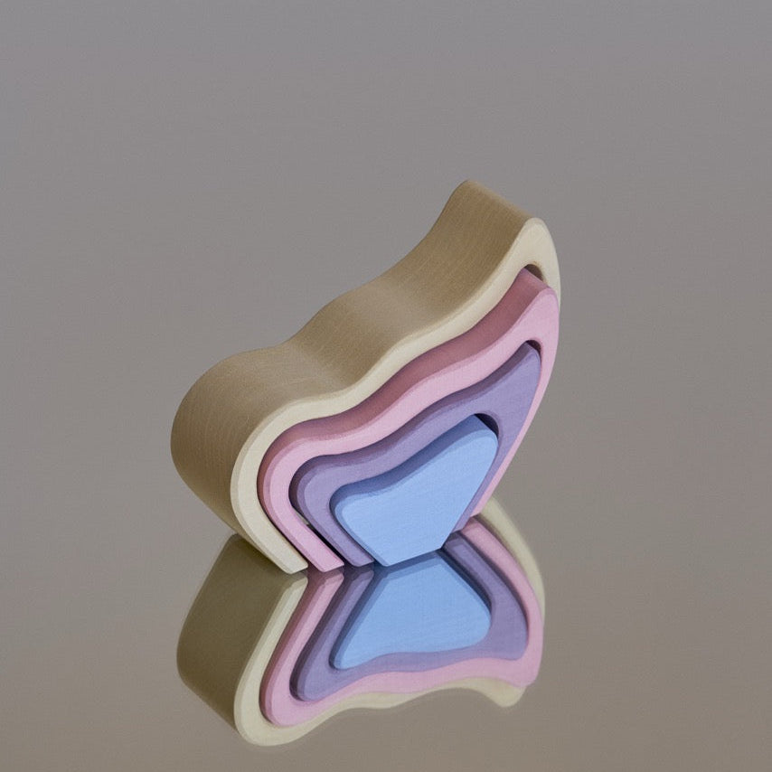 Butterfly Arcs – Wooden Stacking Toy