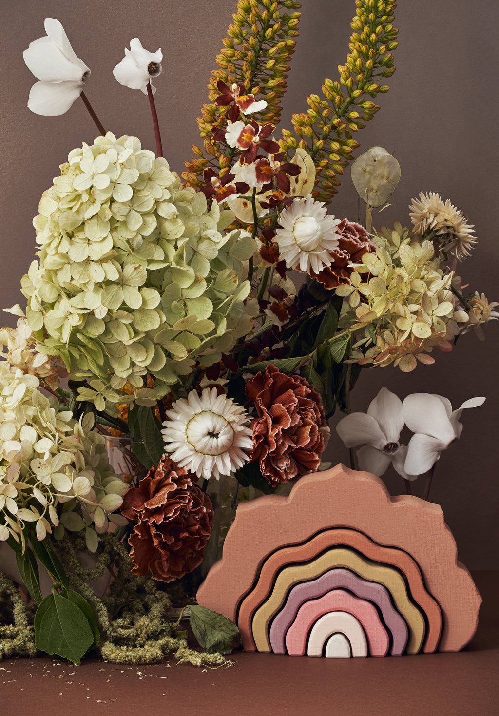 Rose Arcs – Wooden Stacking Toy