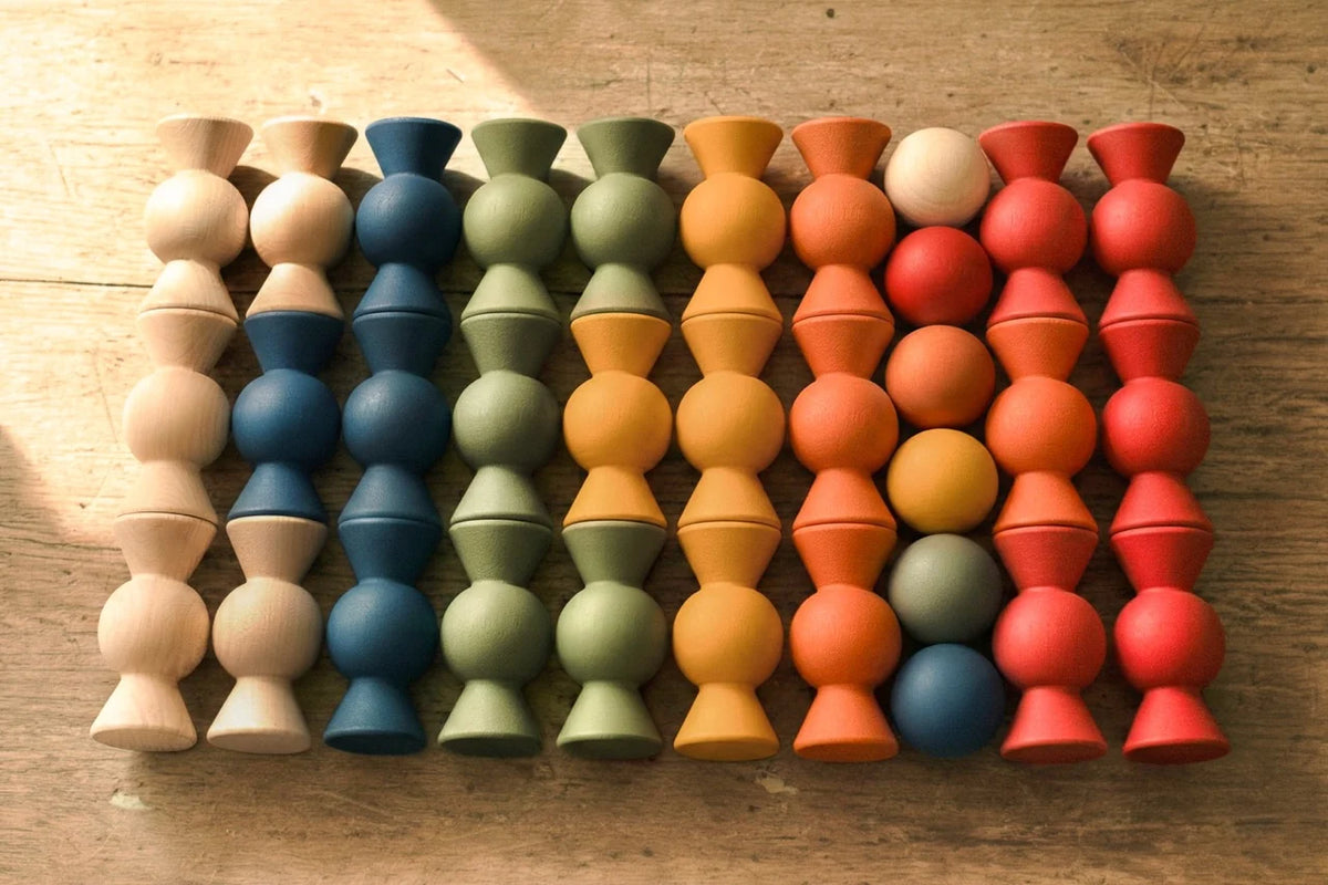 Chill Pepper Sweets – Wooden Stacking Game, Forest Fruits (33 pcs)