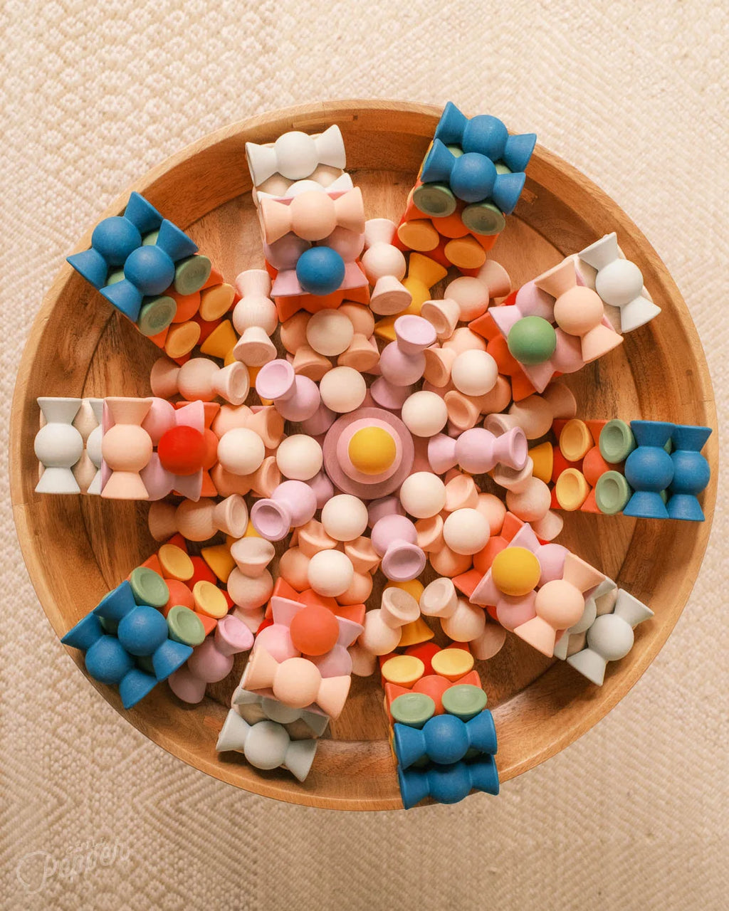 Chill Pepper Sweets – Wooden Stacking Game, Forest Fruits (33 pcs)