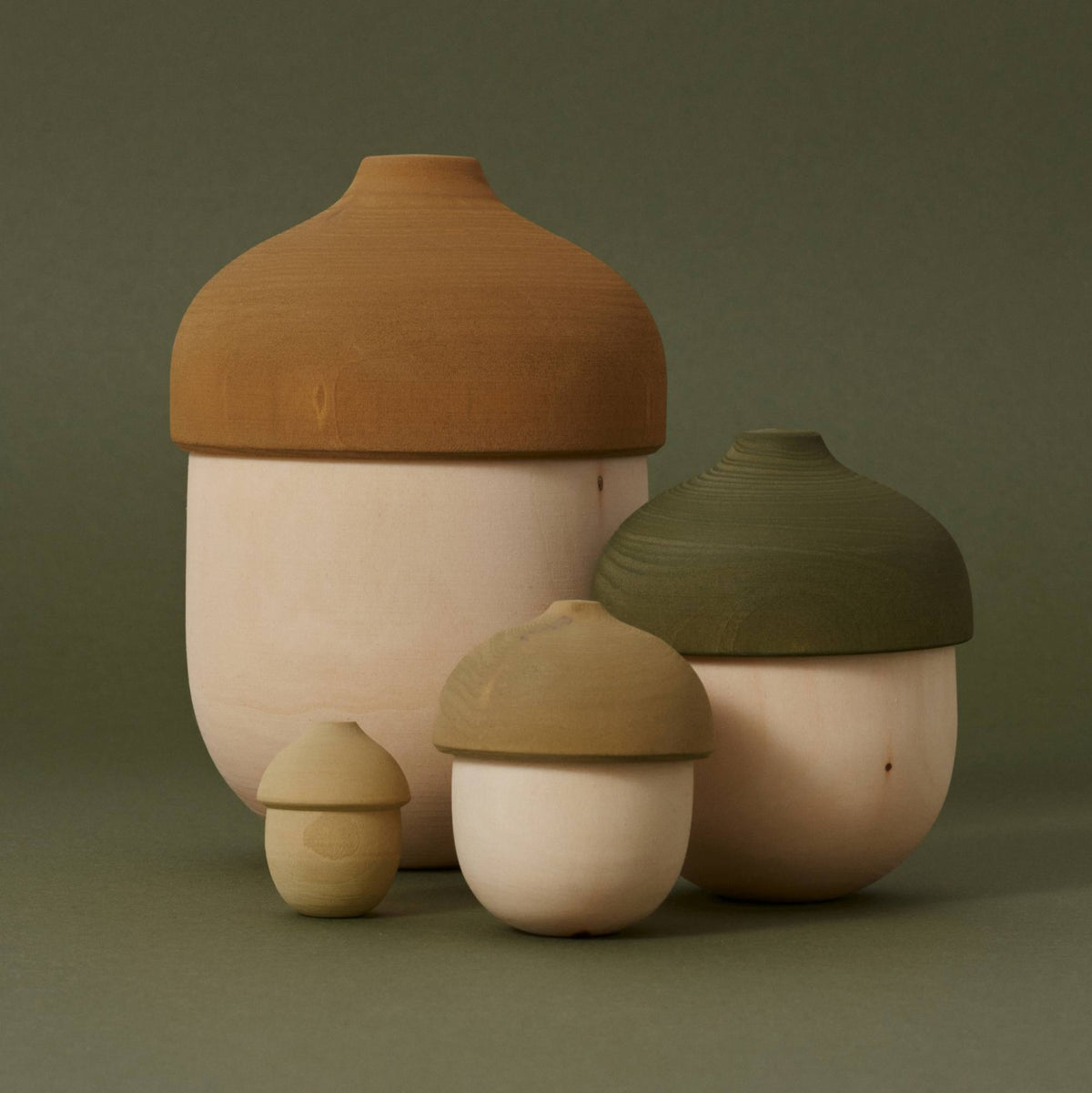 Matryoshka Acorn – Wooden Nesting Toy