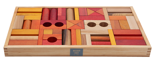 Warm blocks in tray - 54 pcs