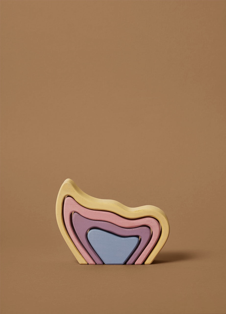 Butterfly Arcs – Wooden Stacking Toy