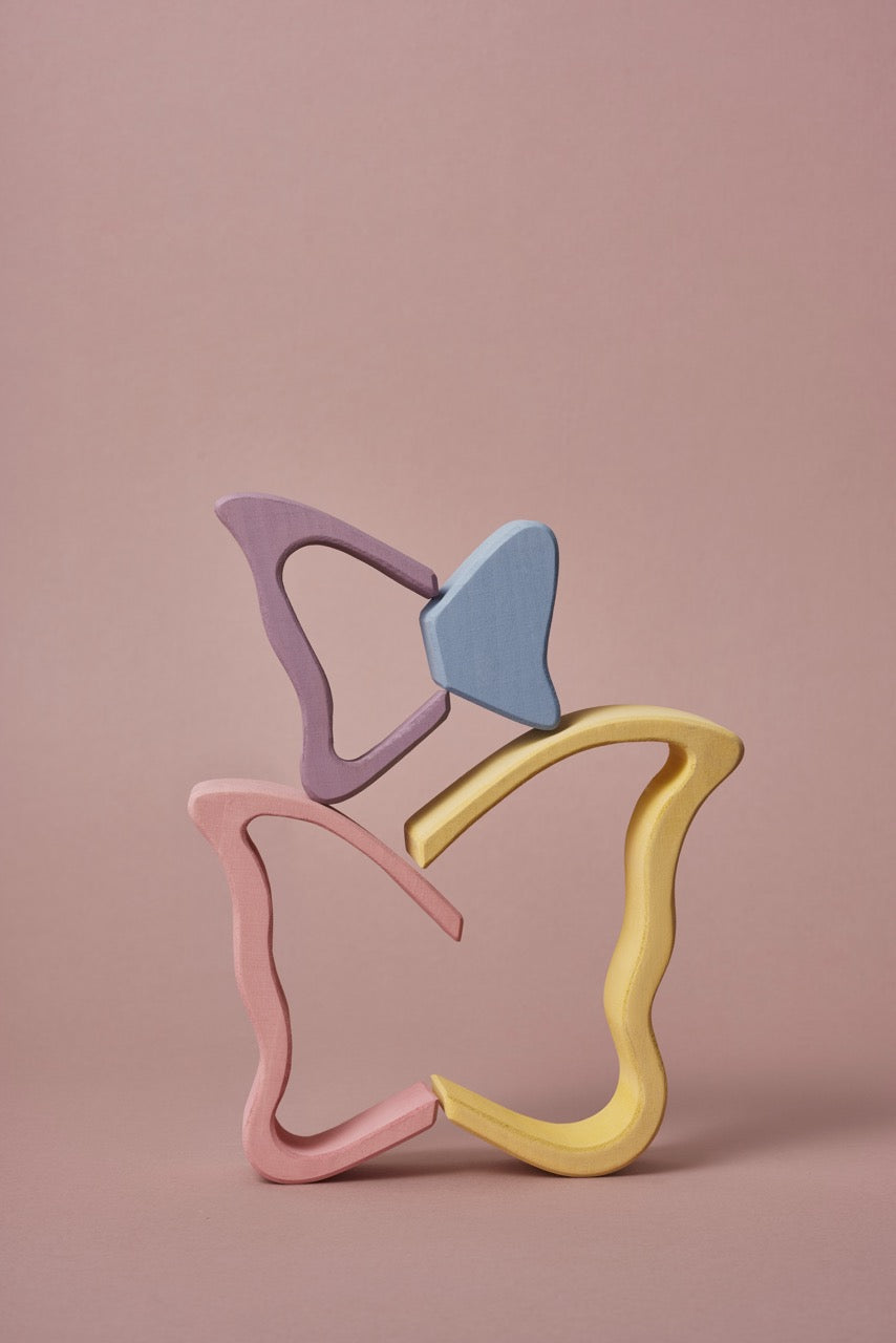 Butterfly Arcs – Wooden Stacking Toy