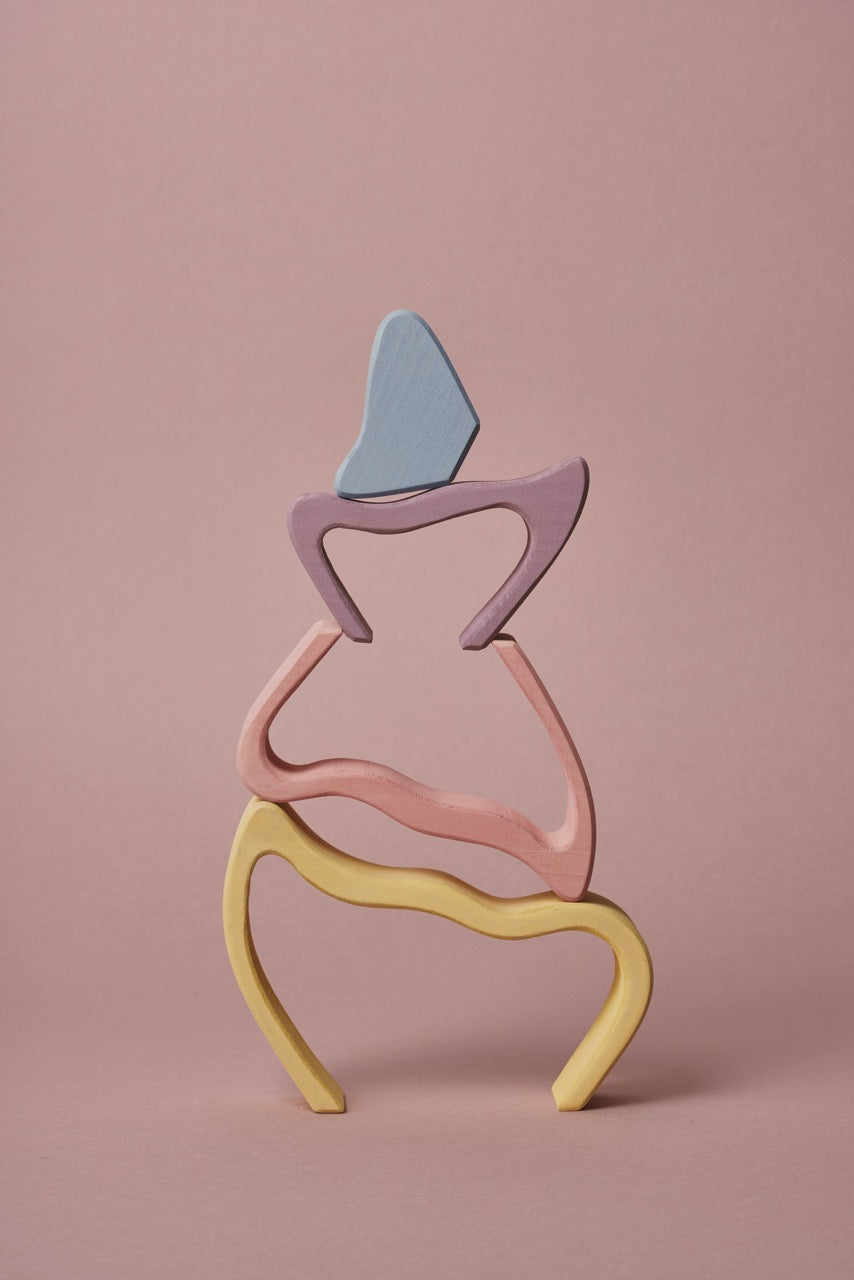 Butterfly Arcs – Wooden Stacking Toy