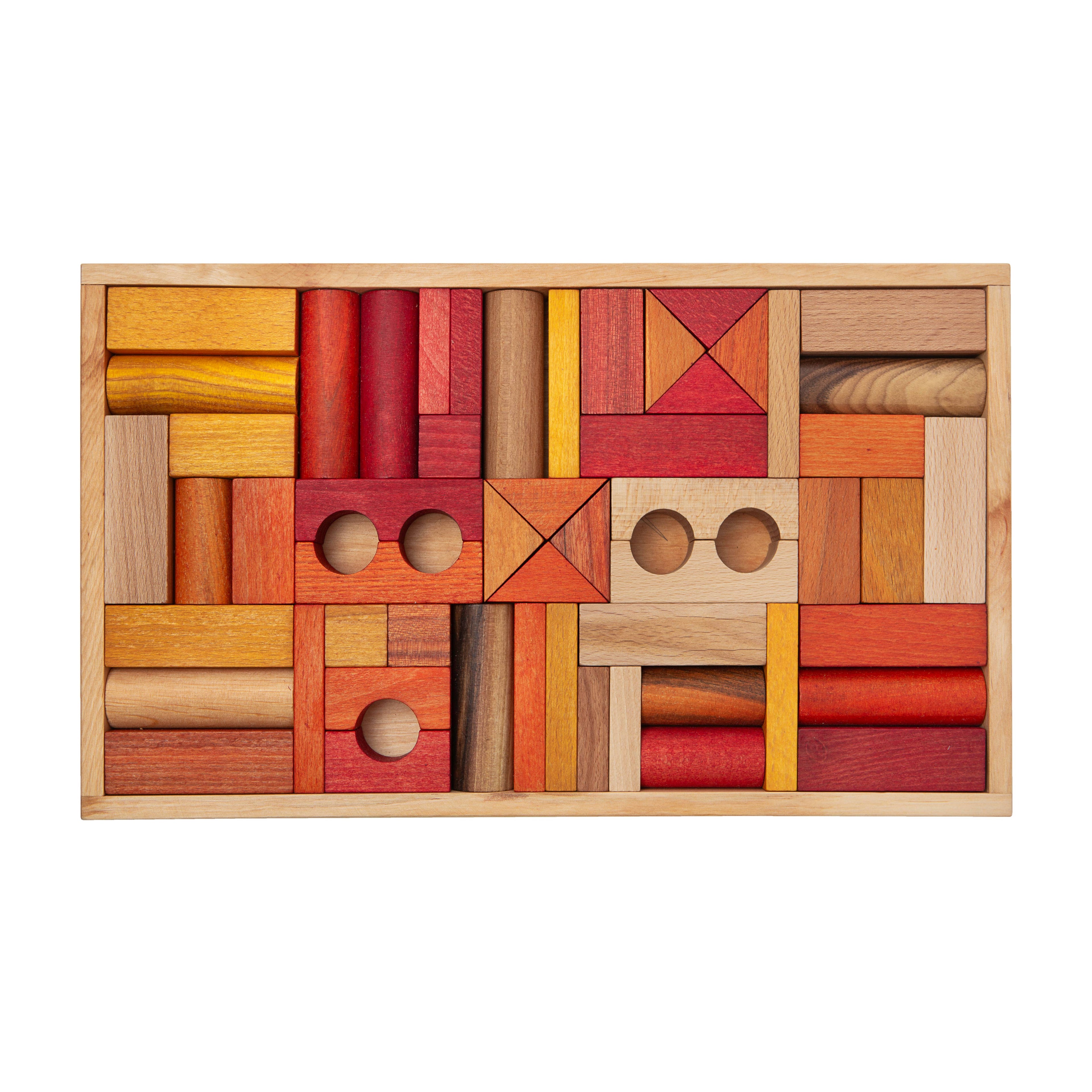 Warm blocks in tray - 54 pcs