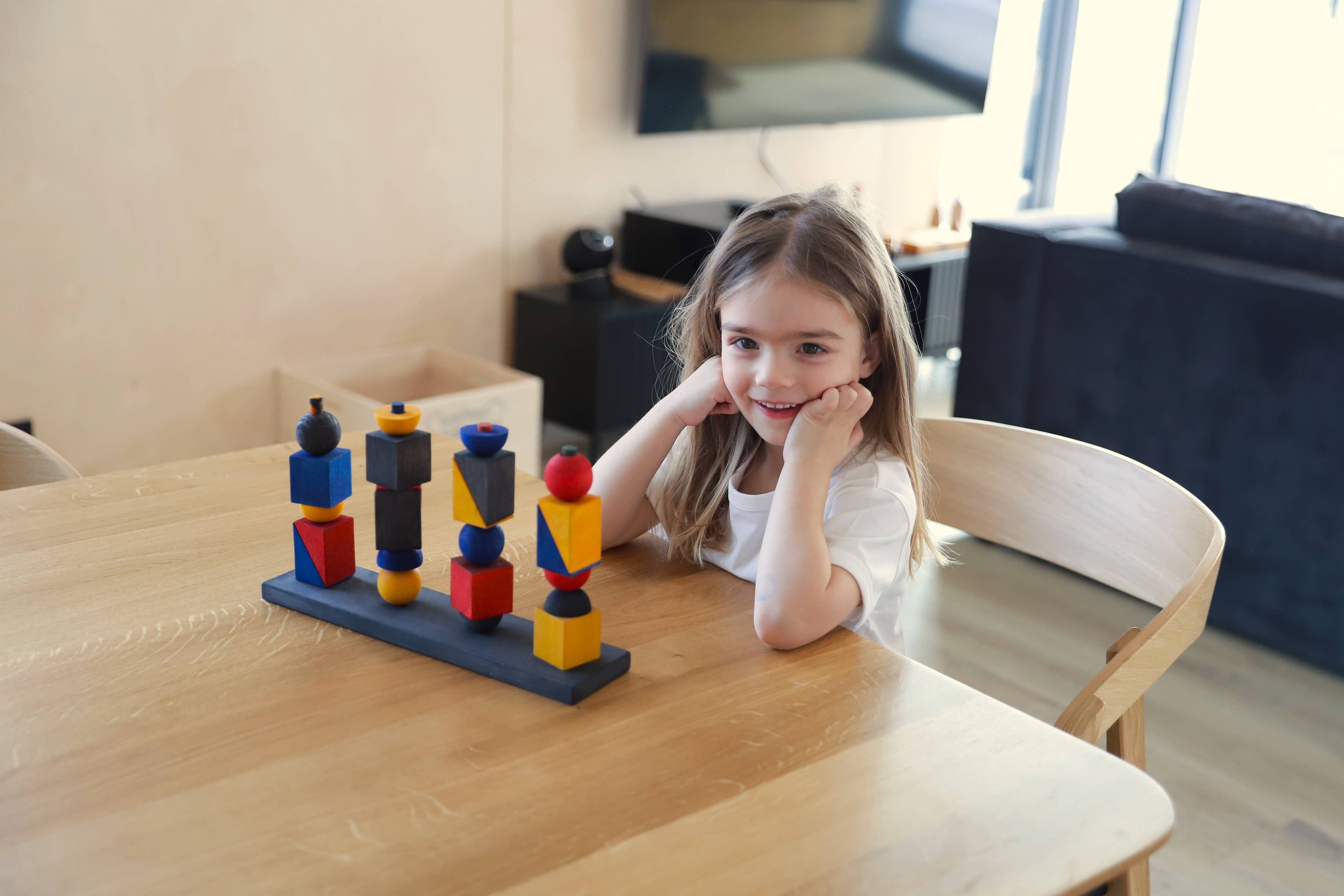 Modern stacking toy X