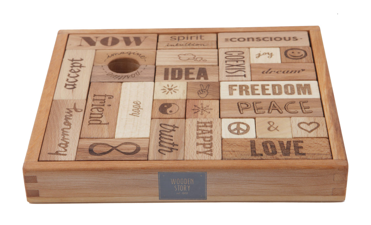 Peace &love blocks@ -29 pcs