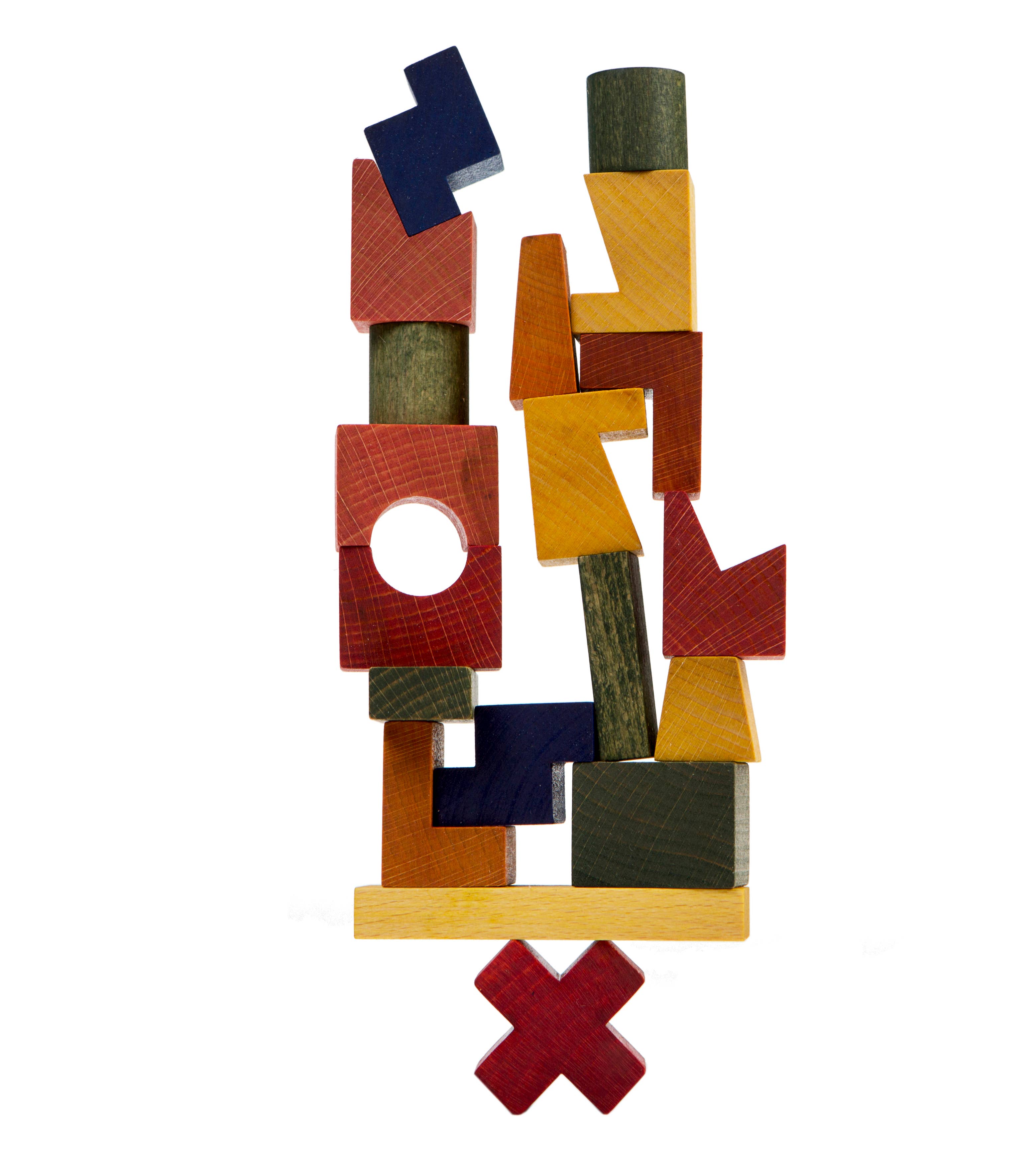 Rainbow stacking tower