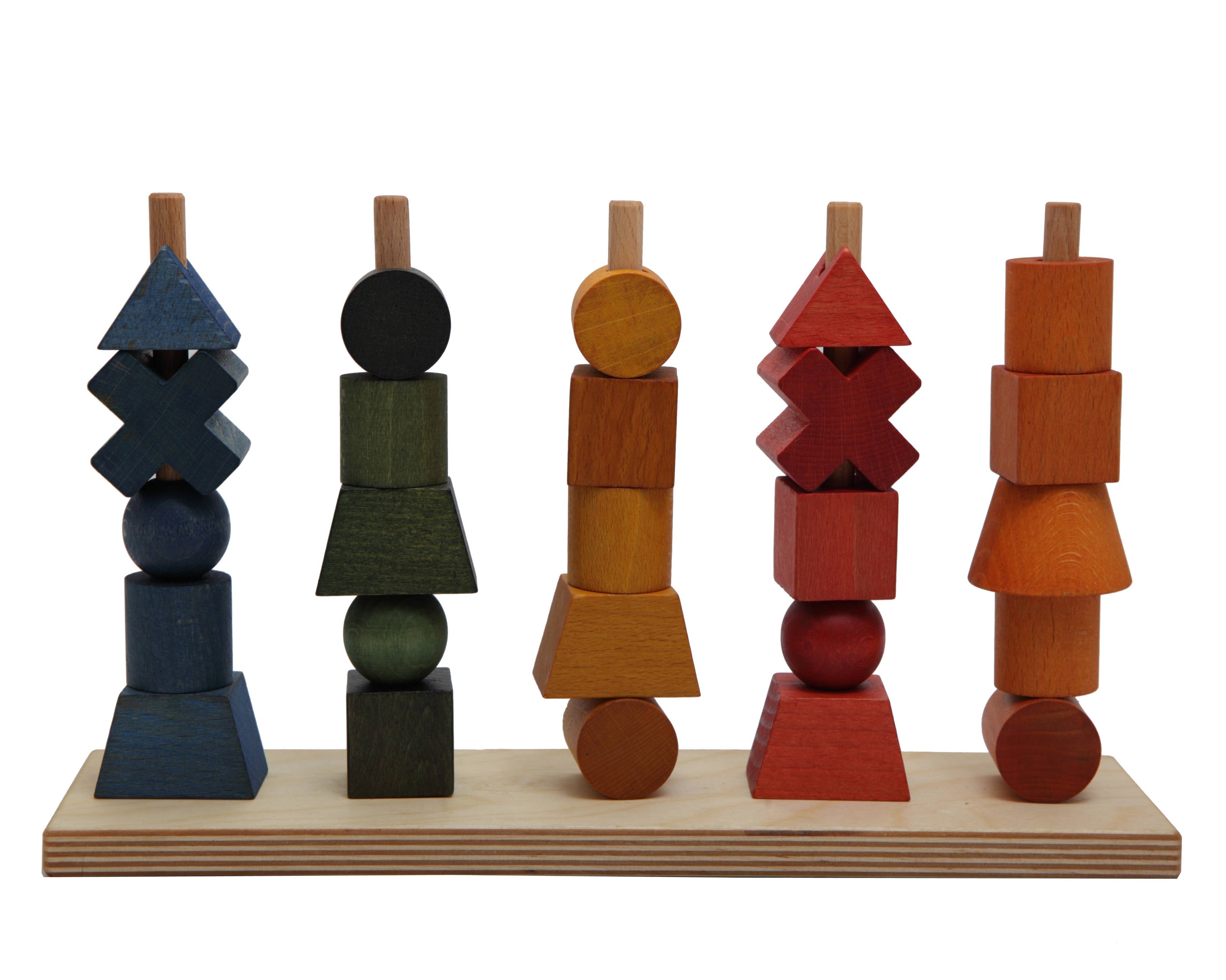 Rainbow stacking toy - Montessori