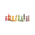 Fancy Nins Play Set – 12-Piece Wooden Nins Figures