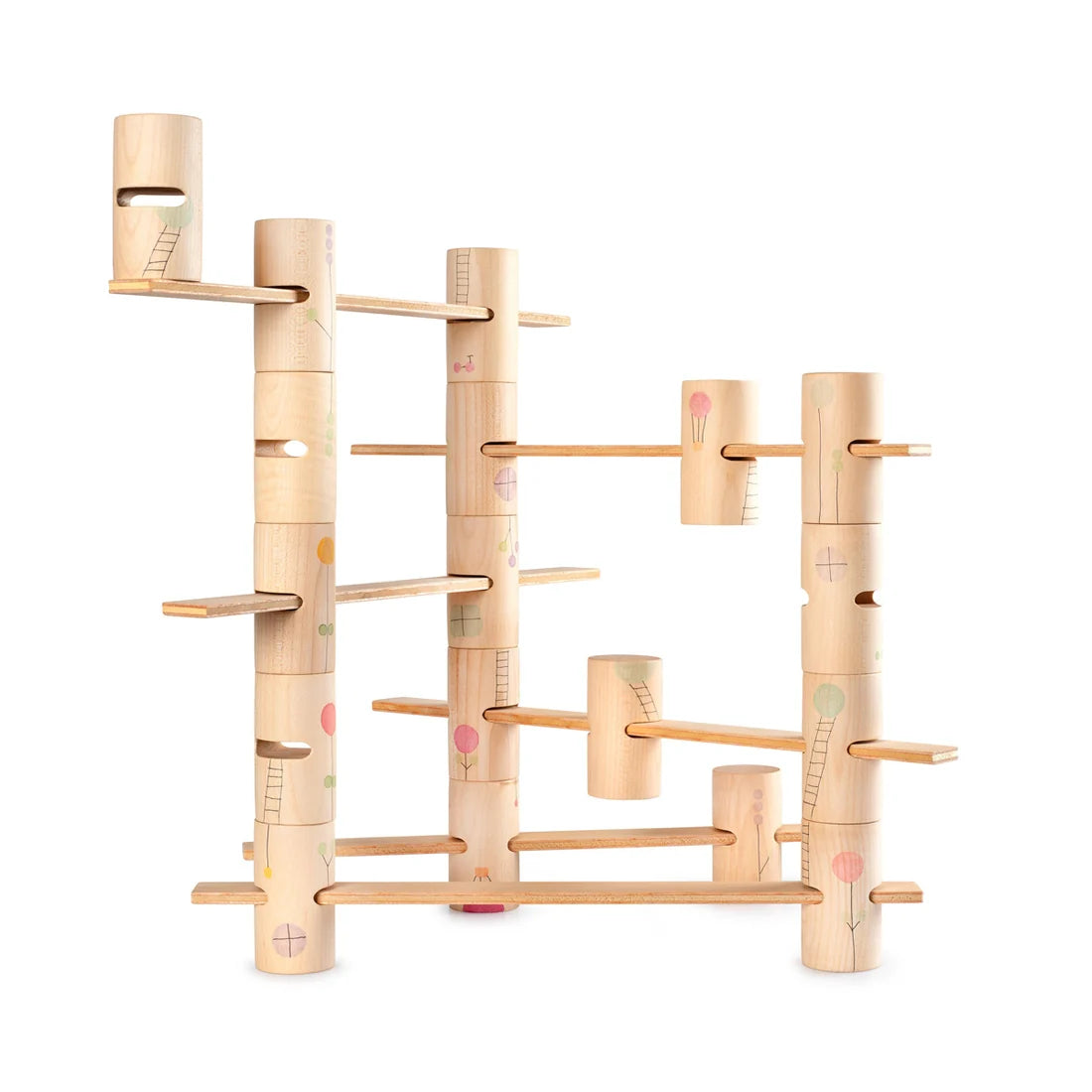 Woodland Building Set – Wooden Construction Set