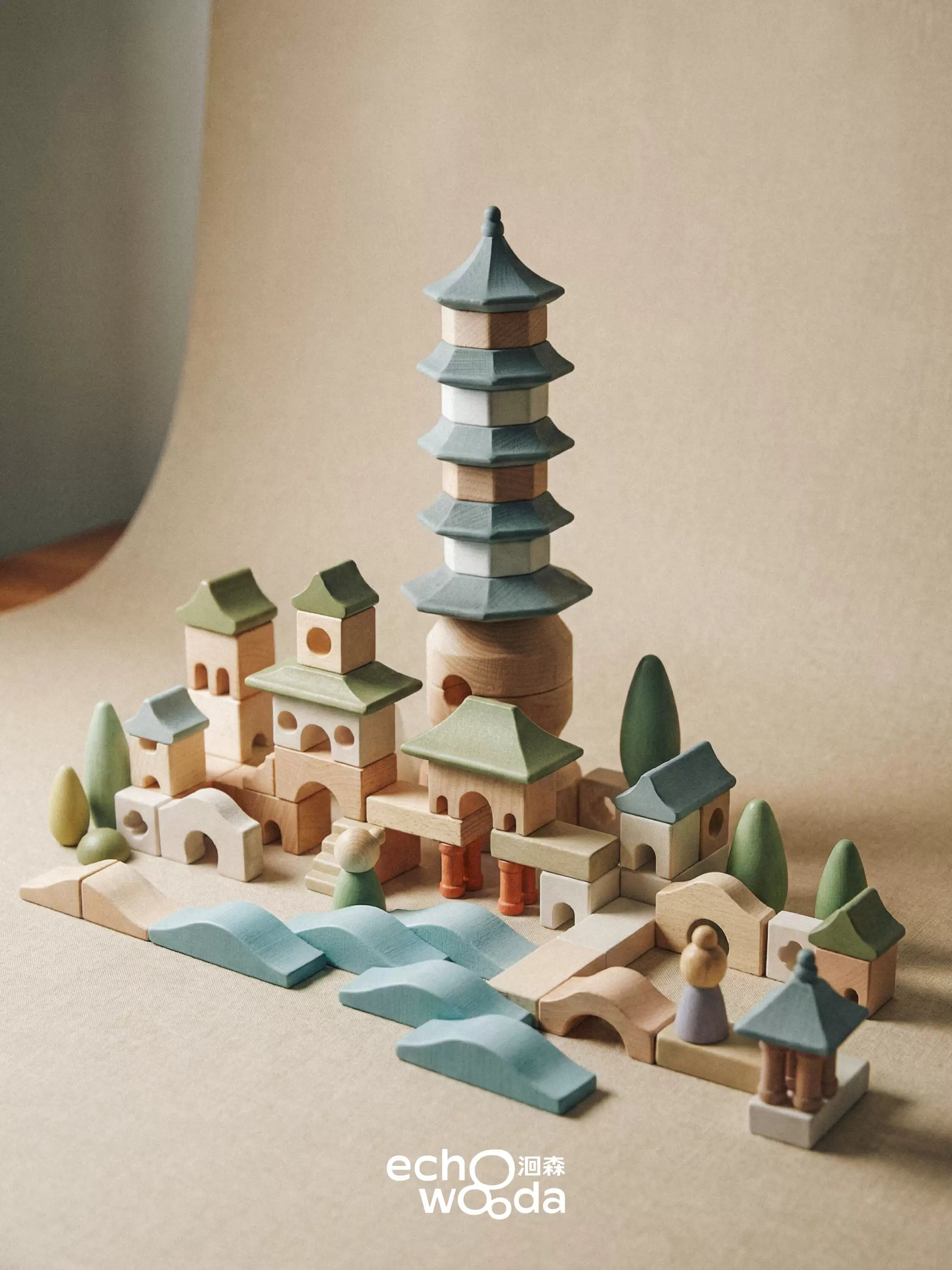 Ancient Town - Watertown Master Set (74pcs)