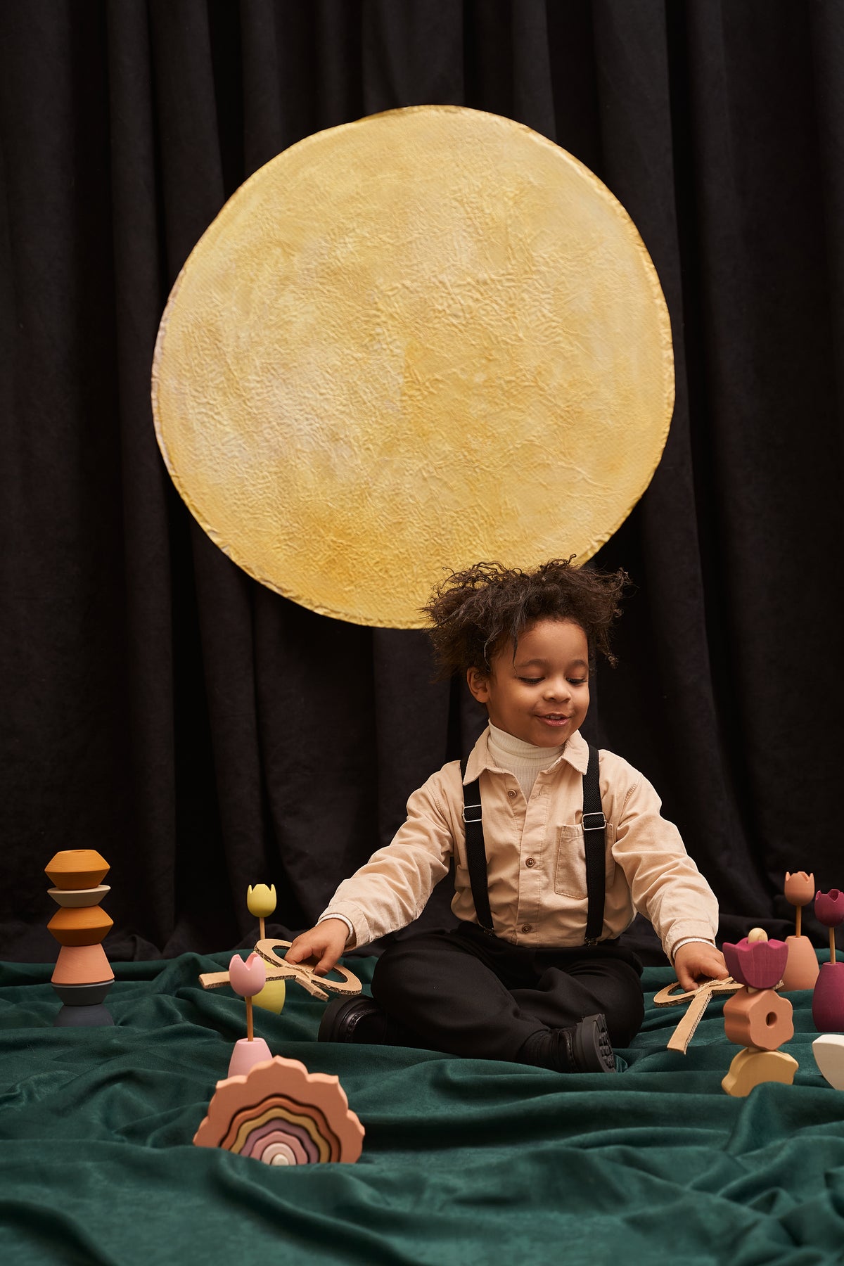 Rose Arcs – Wooden Stacking Toy