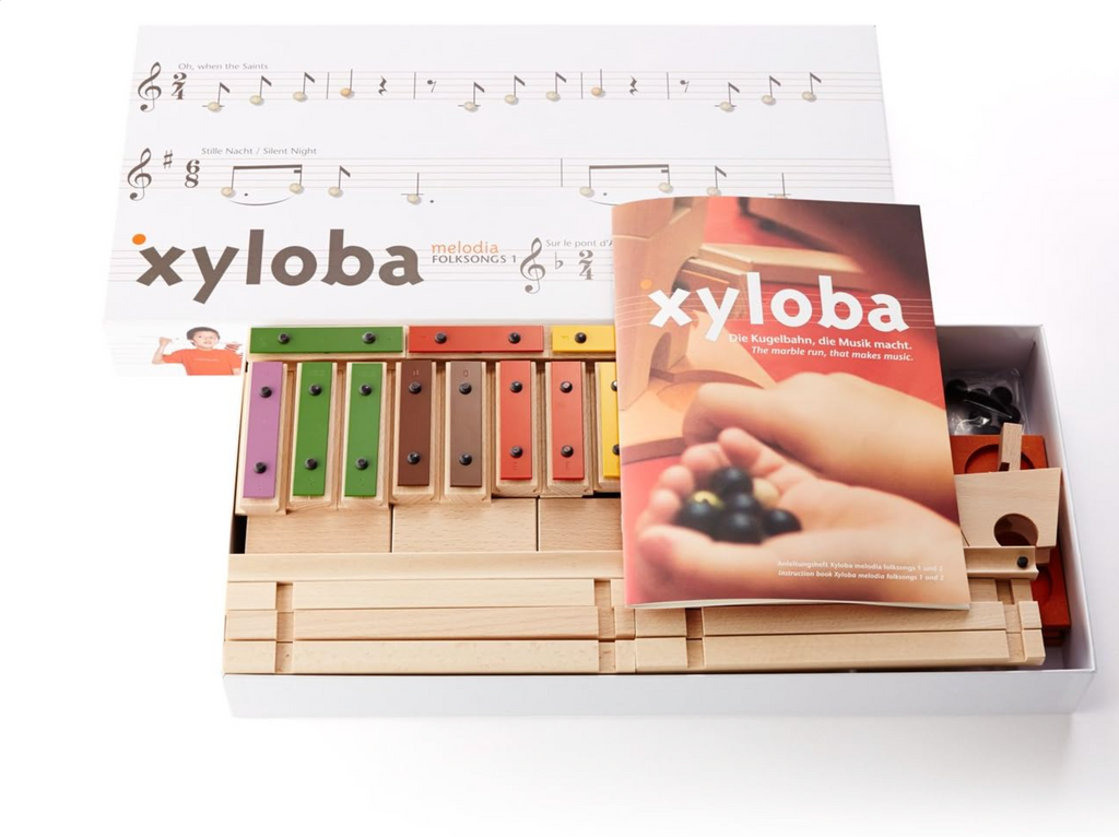 Xyloba Melodia Folksongs 1 – Musical Marble Run Melody Kit (52 Pieces)