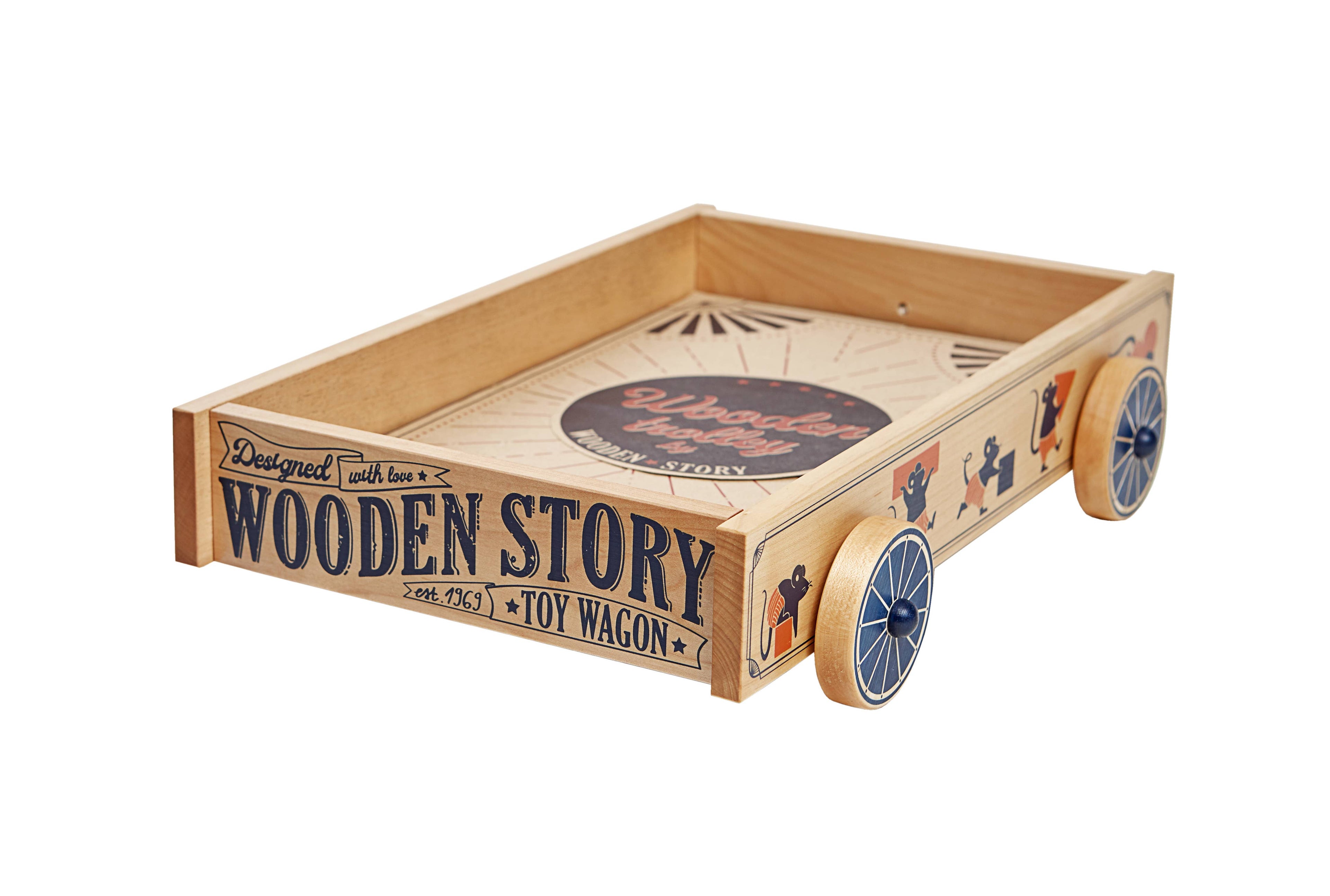 Wooden trolley - Toy wagon