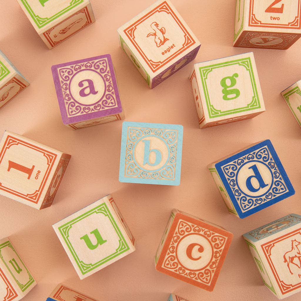 Uncle Goose Classic Lowercase ABC Blocks