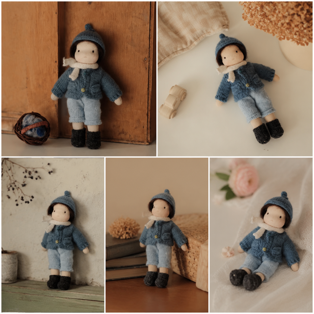 Peter — Handmade Waldorf Doll
