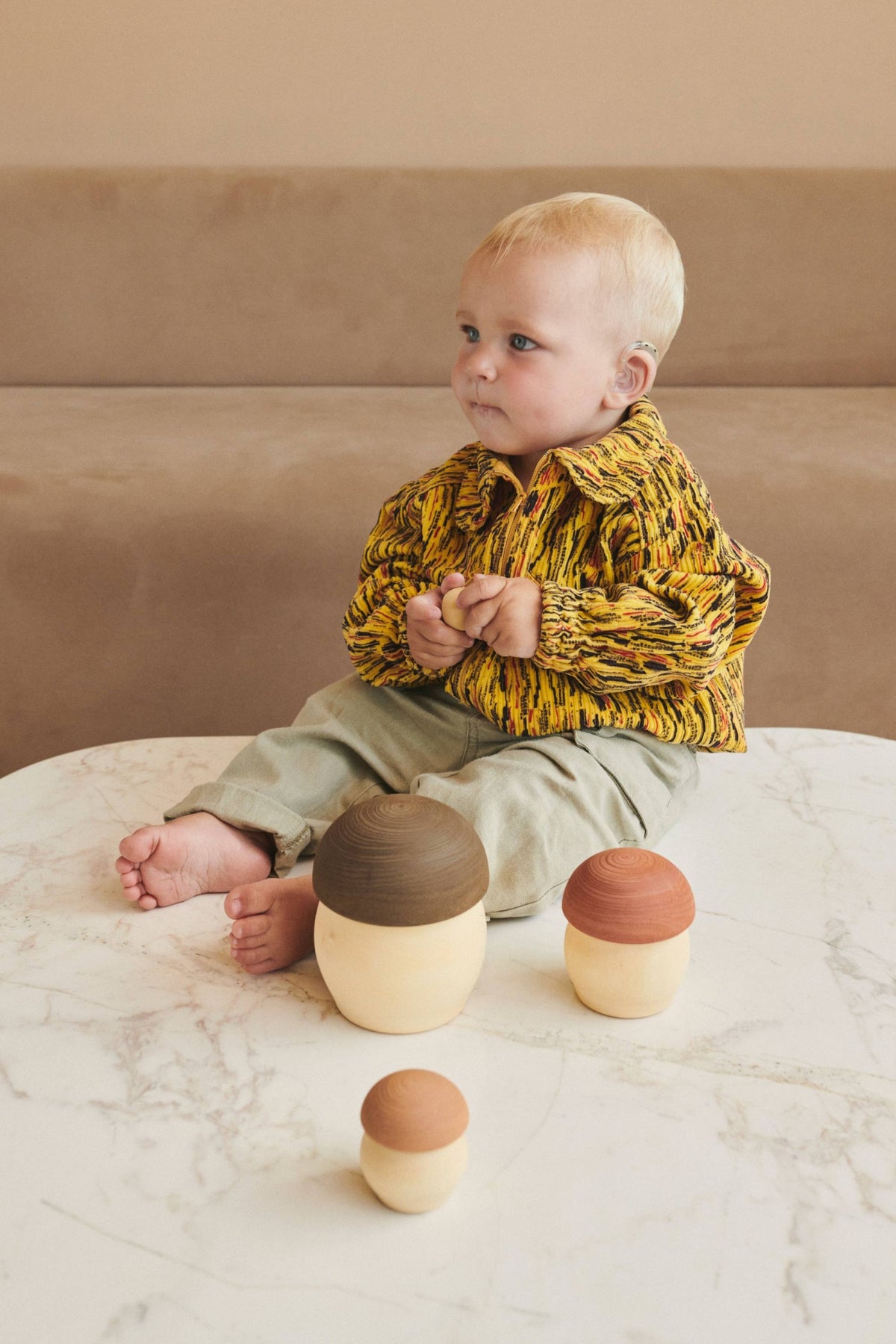 Matryoshka Mushroom – Wooden Nesting Toy