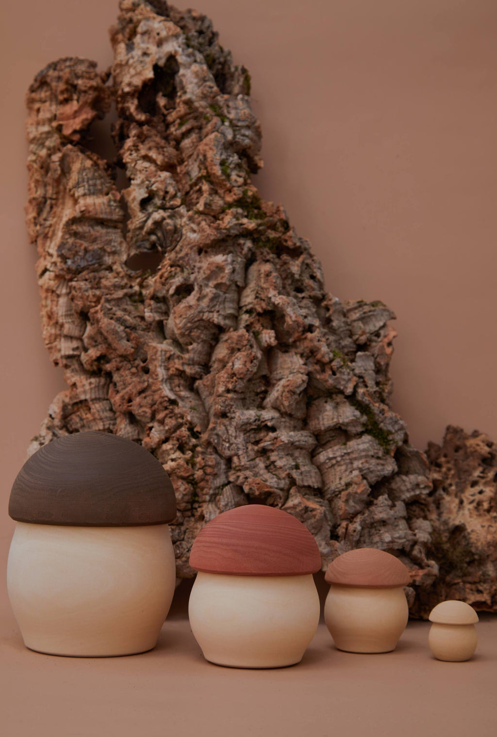 Matryoshka Mushroom – Wooden Nesting Toy