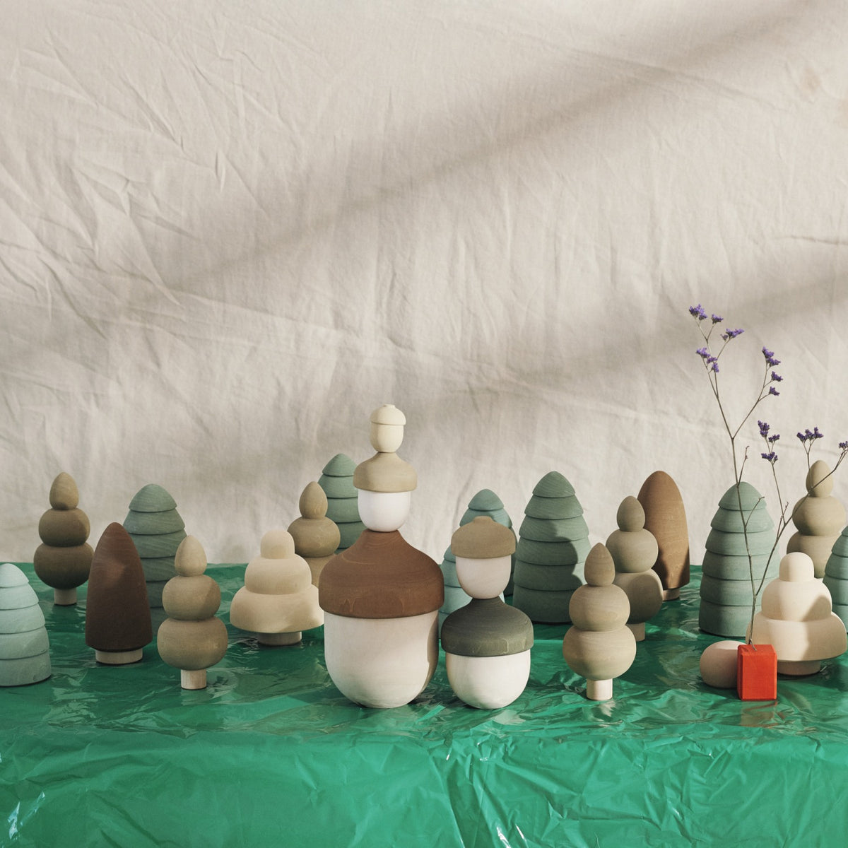 Matryoshka Acorn – Wooden Nesting Toy