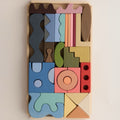 Collage Building Blocks – Wooden Building Set Inspired by Matisse