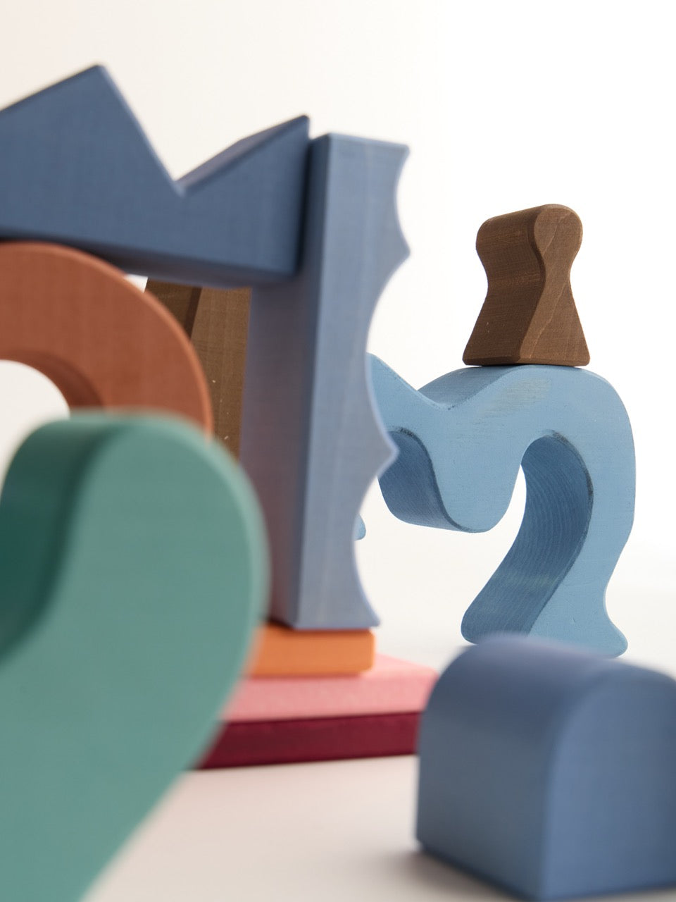 Collage Building Blocks – Wooden Building Set Inspired by Matisse